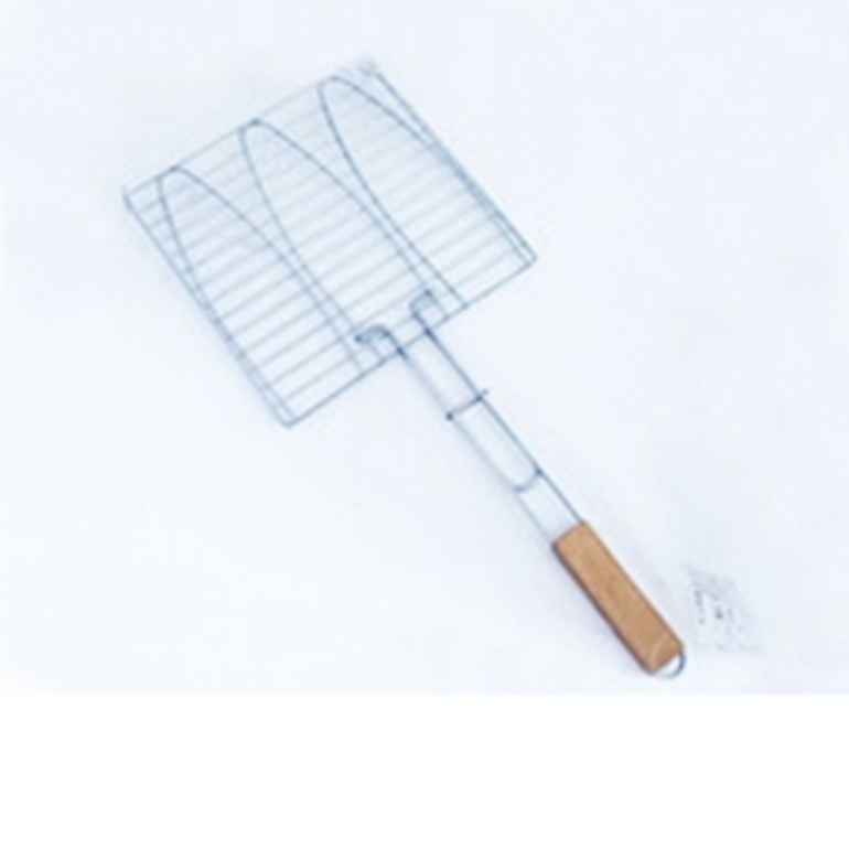 Charcoal Companion Non-Stick Triple Fish Grilling Basket Charcoal Companion Non-Stick Triple Fish Grilling Basket
