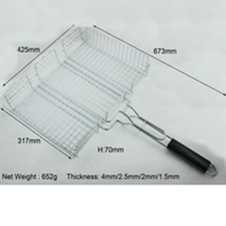 Charcoal BBQ Grill Basket / Barbecue Basket / Wire Grill Basket Charcoal BBQ Grill Basket / Barbecue Basket / Wire Grill Basket