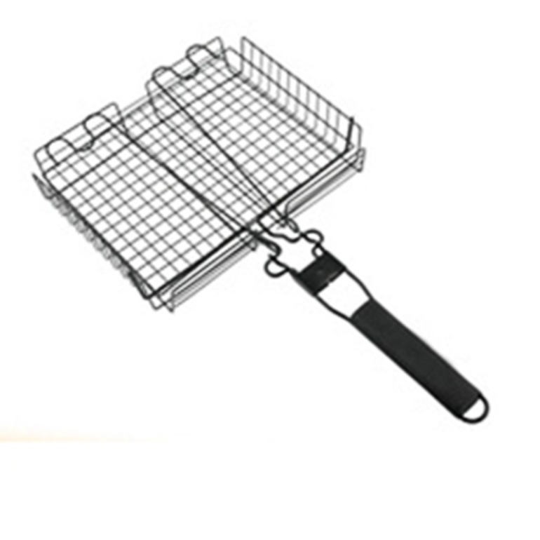 Non Stick Coating Barbecue Grill Basket With Assemable Handle Non Stick Coating Barbecue Grill Basket With Assemable Handle