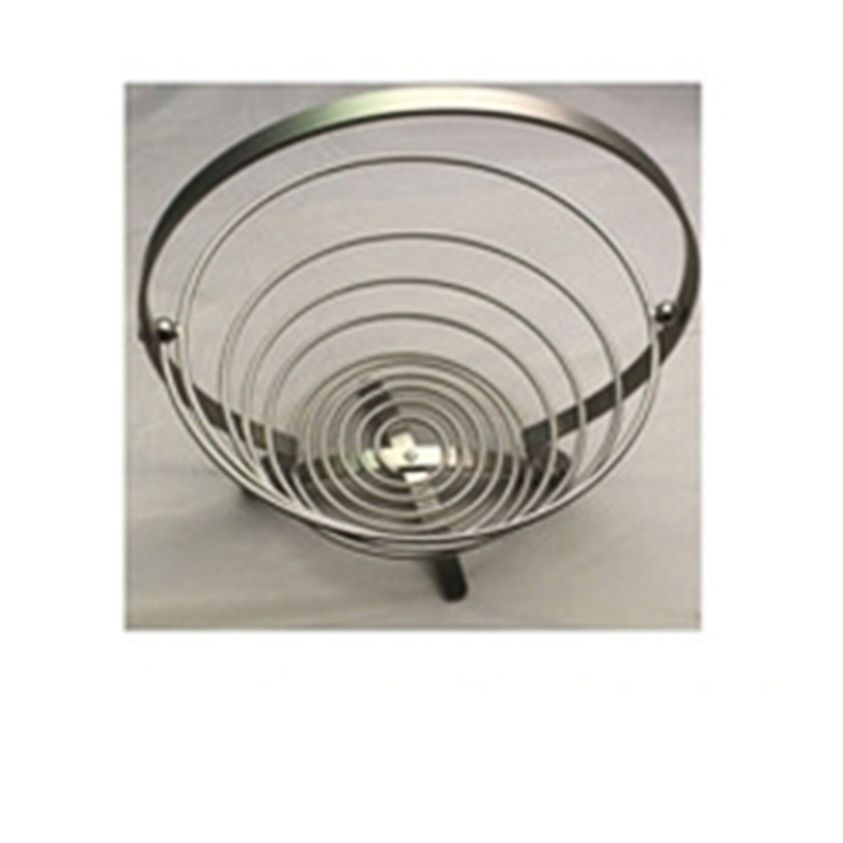 metal fruit basket Ni-chrome plated folding metal fruit basket Ni-chrome plated folding