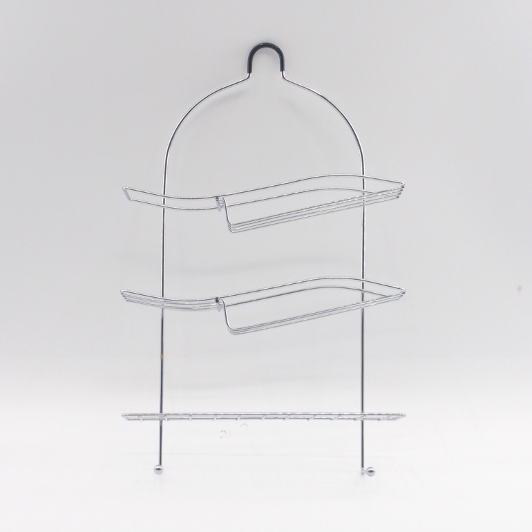 chrome shelves for bathroom