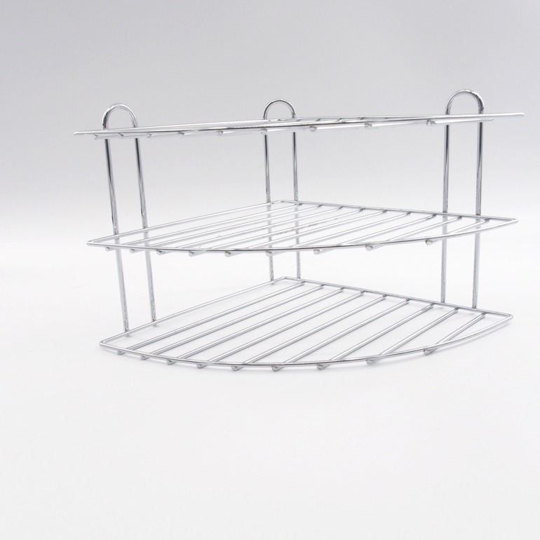 bathroom corner shelving