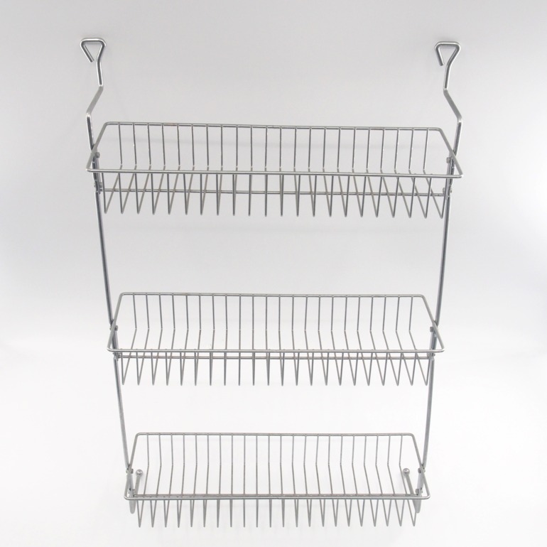 chrome bathroom storage