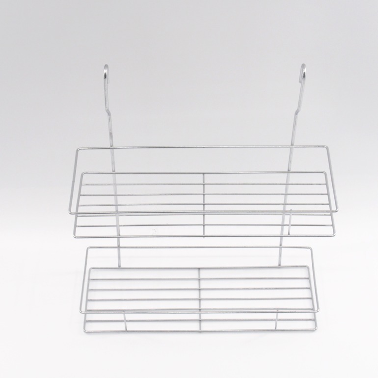 Chrome Over The Door Shower Caddy Bathroom Rack
