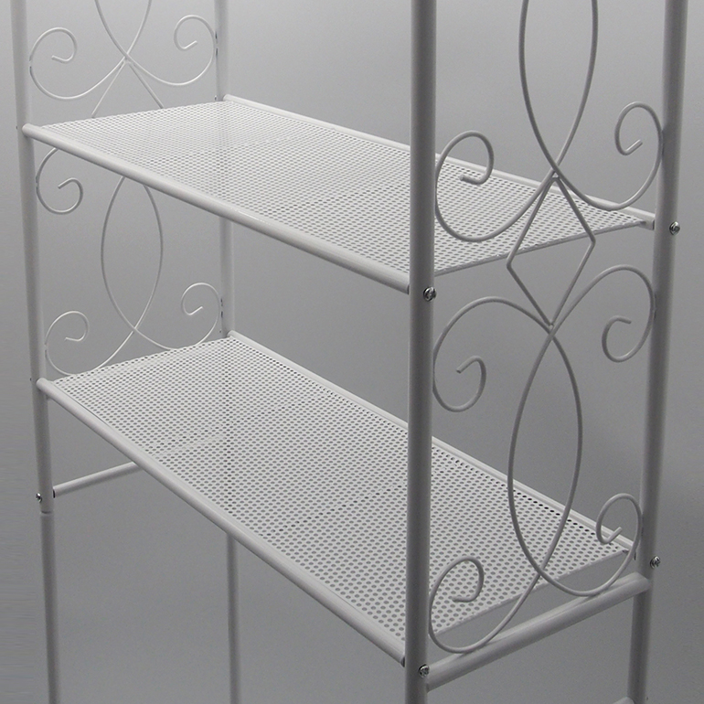 Over the toilet rack