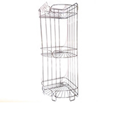OSCAAOF0201826 3 Tier Shower Organizer Wire Storage Rack for Bathroom