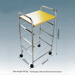 OSCAAOF1041653 AOF1041 3 Tier kitchen trolley cart