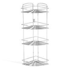 OSCAAOF2107524 4Tier bathroom corner rack stand/Bathroom iron wire rack corner shelfs