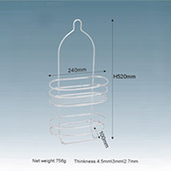 OSCAAOF2107891 2Tier bathroom hanging rack/Bathroom hanging rack shelfs