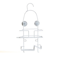 OSCAAOF2109419 2 Tier bathroom hangingr rack /Metal bathroom hanging shelf