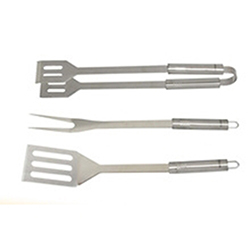 OSCABBQ001456 High Quality Stainless Steel 3 PCS Set BBQ Tools 