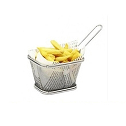 OSCABBQ002545 Stainless steel small deep fry baskets deep fryer for chips