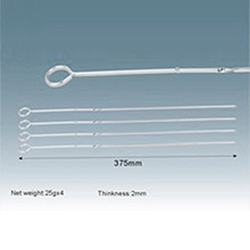 OSCABBQ013312 Good Quality 4Pcs Set Stainless Steel Kebab Skewers
