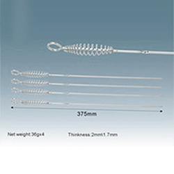 OSCABBQ014101 New Design Handle 4Pcs Set Stainless Steel Kebab Skewers