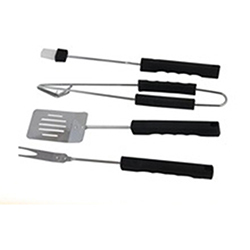 OSCABBQ056373 2015 Hot Sale 4 Pieces Metal BBQ Set / BBQ Tool Set