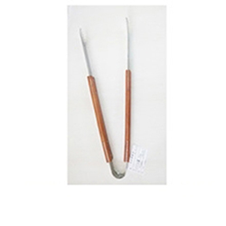 OSCABBQ1129482 18inch wooden handle bbq tong