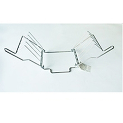 OSCABBQG494 folding wire chrome plated chicken grilling rack