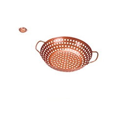OSCABGP381 Grilling accessories copper color Nonstick Grill Wok