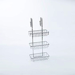 OSCABS128 Bathroom Organizer Door-mount Shower Caddy Soap Rack Shampoo Holder/storage