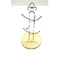 OSCACCH100662 Decorative Stainless Steel Mug Tree Stand Creative Diamond Design Coffee Mug Tree Kitchen Countertop Metal Cup