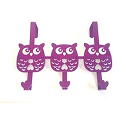 OSCACH0205462 New Design Decorative Pink Over Door Hook for Bathroom Clothes Hanging