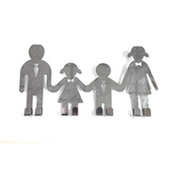OSCACH0207134 Creative Design Decorative Over The Door Metal Hooks for Bedroom Hanging Clothes