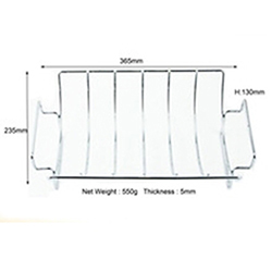 OSCACR006112 Metal Wire Poultry Roaster 