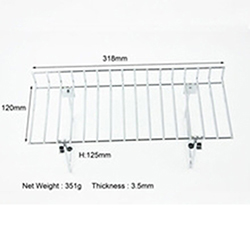 OSCACR010206 Metal Wire Flexible BBQ Rib Rack 