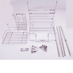 OSCADS790 metal chrome 14pieces KITCHEN HANGING RACKS SETS 