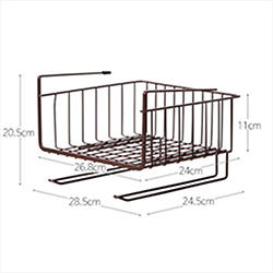 OSCADS927 kitchen Multi-holder basket Iron kitchen storage wire basket