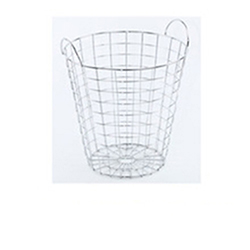 OSCADS985 2017 new design white brone Metal Wire Waste Basket for kitchen bathroom office spaces