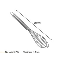 OSCAEW004229 11 Inch Stainless Steel Function Of Egg Beater