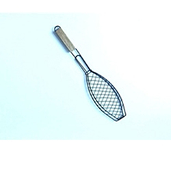 OSCAGB0101114 Factory price non stick bbq single fish grilling basket