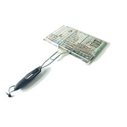OSCAGB0109593 Factory BBQ Non-Stick Hamburger Grill Basket