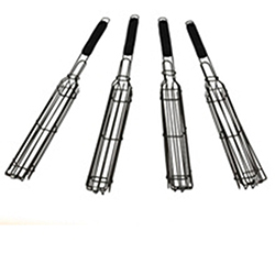 OSCAGB051399 4 Piece Set Non Stick Kebab Grill 