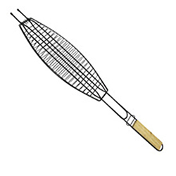 OSCAGB08970 Wire Barbecue Fish Grill / Fish Grill Rack
