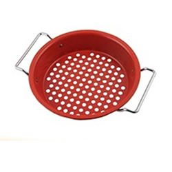 OSCAGP015695 Round Shape Non-Stick Deep Dish Grill Pan 