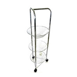 OSCAKB0212145 3 Tier Metal Kitchen Vegetable Storage Wire Rack