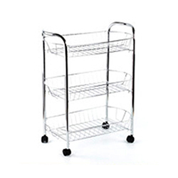 OSCAKR0208356 High Quality Kitchen 3 Tier Detachable Vegetable Trolley
