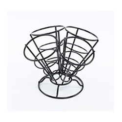 OSCAKR0226603 Kitchen Restaurant Tableware 4 Cones French Fry Holder/Chips holders/Appetizers holders