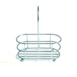 OSCAKR0335487 2 Bottles Stainless Steel Decorative Spice Rack Stand Holder