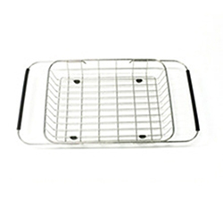 OSCAKR10058470 chrome Adjustable Over Sink Dish Drainer