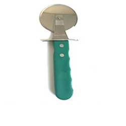 OSCAKT016235 Factory Direct Stainless Steel pizza cutter with green handle