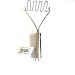 OSCAKT017620 Stainless Steel Wave Shaped Potato Masher Vegetable Crusher