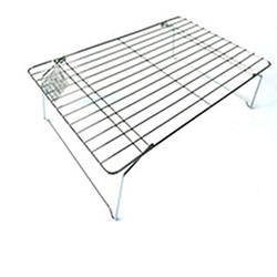 OSCAKT021284 High Quality Grid Wire Baking and Cooling Rack with Folding Legs