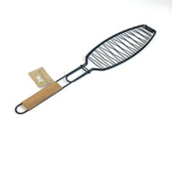 OSCAKT050978 Hot Selling Nonstick BBQ Fish Grill Basket 57cm