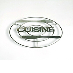OSCAKT059510 Good Quality Flatware Diameter 22cm Metal Heatproof Pot Mat