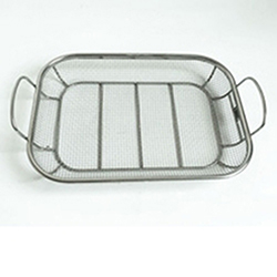 OSCAKT066260 Hot sale square stainless steel barbecue grilling mesh basket for vegetable