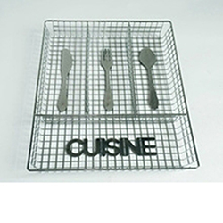 OSCAKT068566 New Desigh Metal Wire Kitchen Flatware Organizer For Drawer