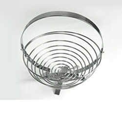 OSCAKT072307 New Design Space-Saving Foldable Spiral Fruit Basket